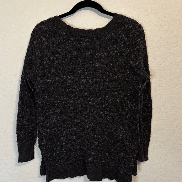 Free People Jeepster Honeycomb High-Low Wool Tunic Sweater Size S - Picture 3 of 3